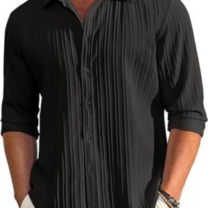 KEMLA Men's Casual Button Down Shirts