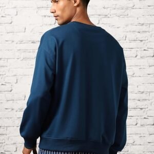 NOBERO Oversized Solid Sweatshirts for Men